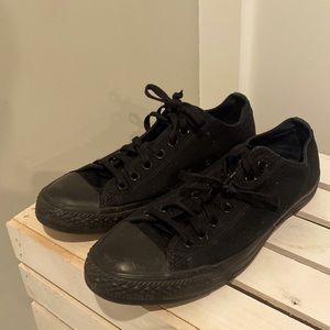 Black Low Top Converse